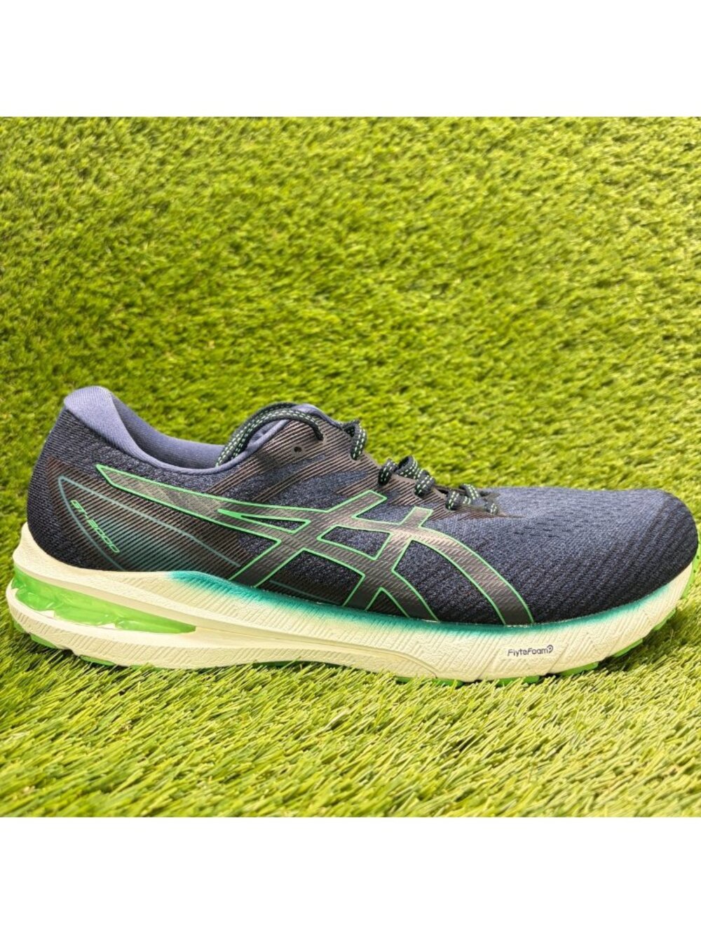 Asics GT 2000 10 Mens Size 14 Blue Green Athletic Running Walking Shoes Sneakers
